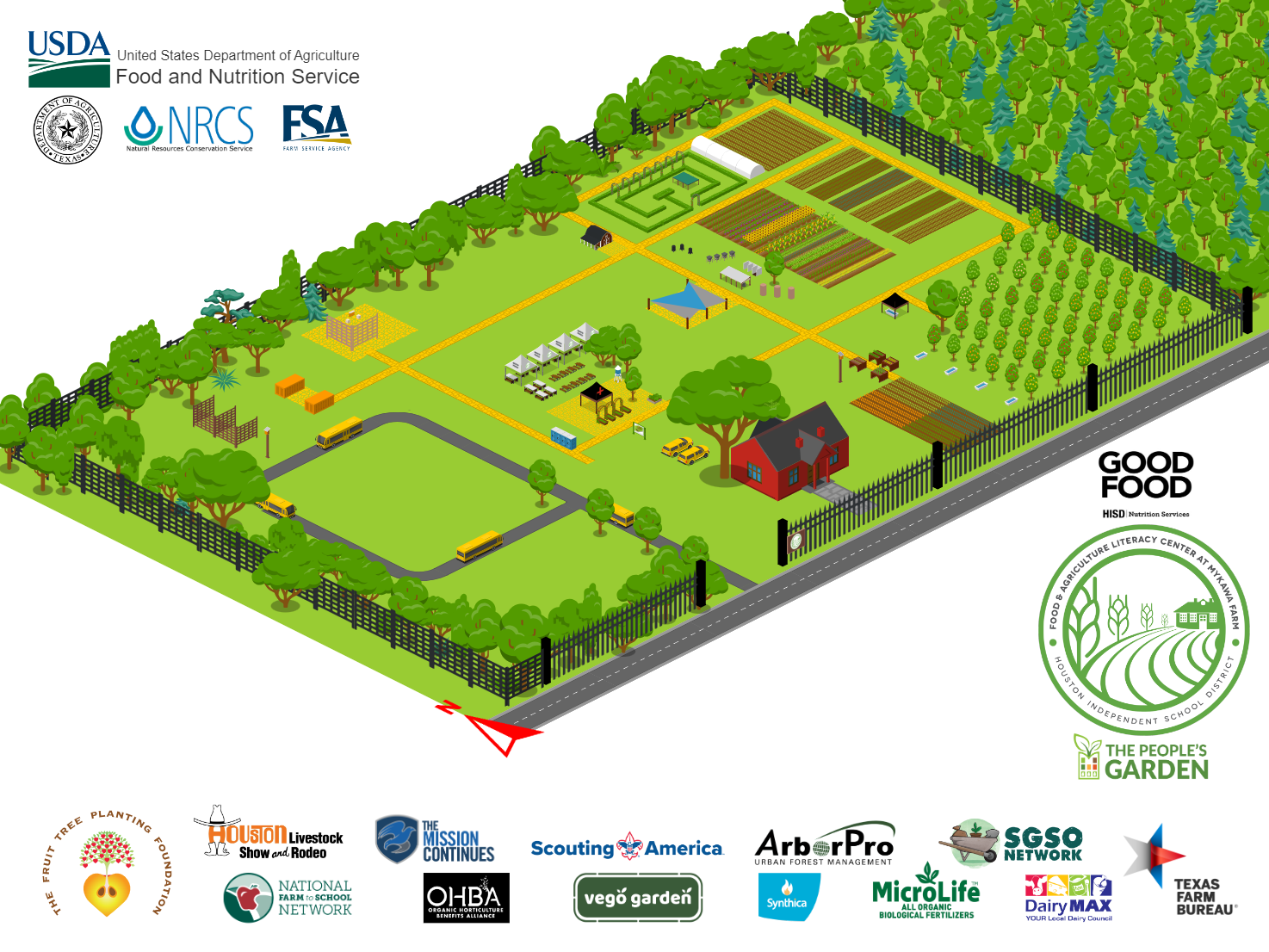 Map of Mykawa Farm